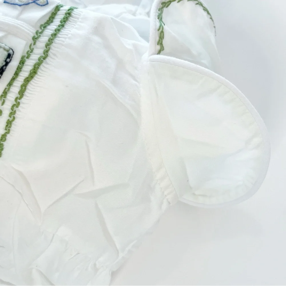 Lullaby Set Ruth Ribbon Smocked Bubble with 2 Interchangeable Ribbons - Picture 5 of 14